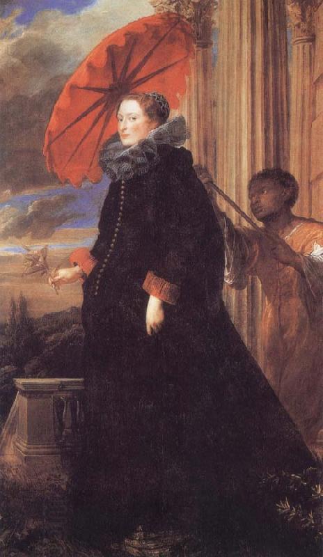 Anthony Van Dyck Marchesa Elena Grimaldi,Wife of Marchese Nicola Cattaneo China oil painting art